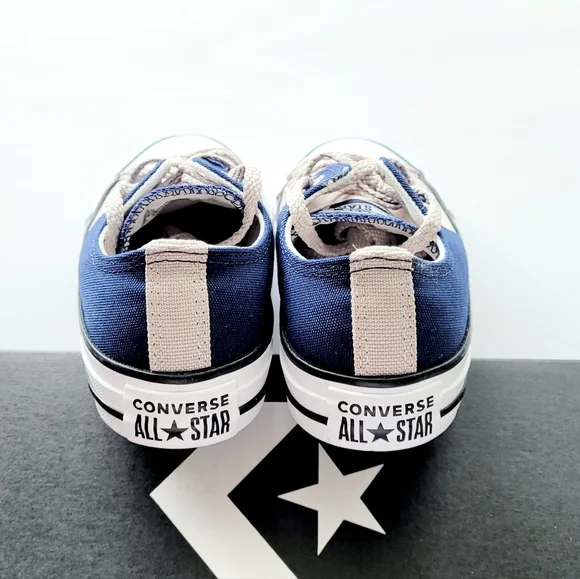 Converse CTAS OX Midnight Navy String Women's 5 - Picture 4 of 6